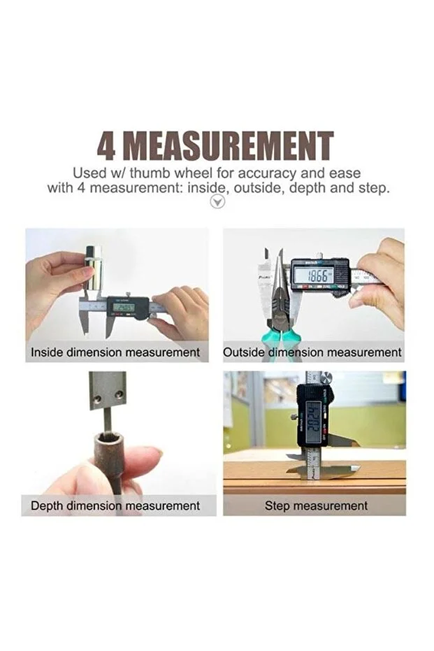 Proskit PD-151 150mm Dijital Kumpas